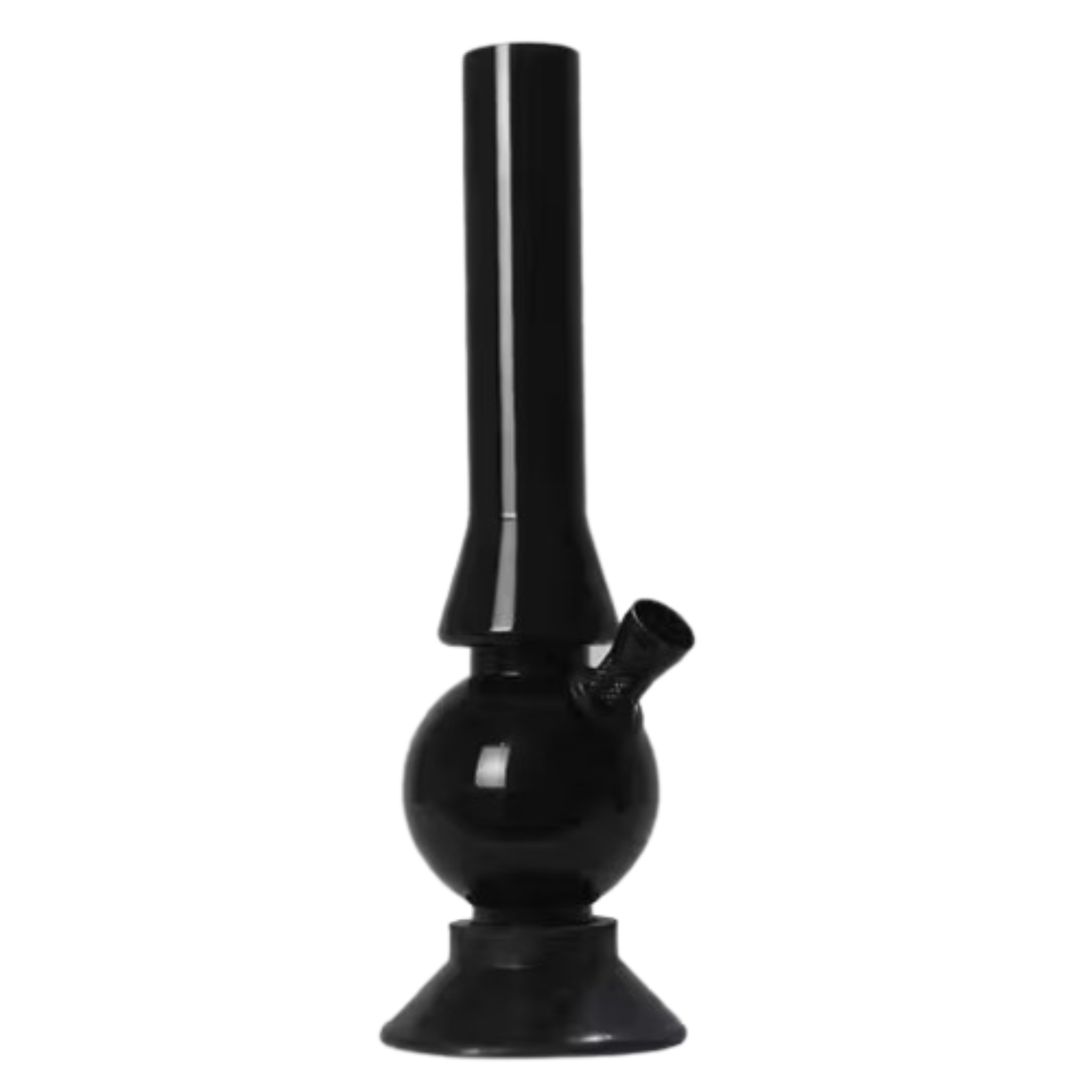 Acrylic Mini Bong – 8 Inch (Black)