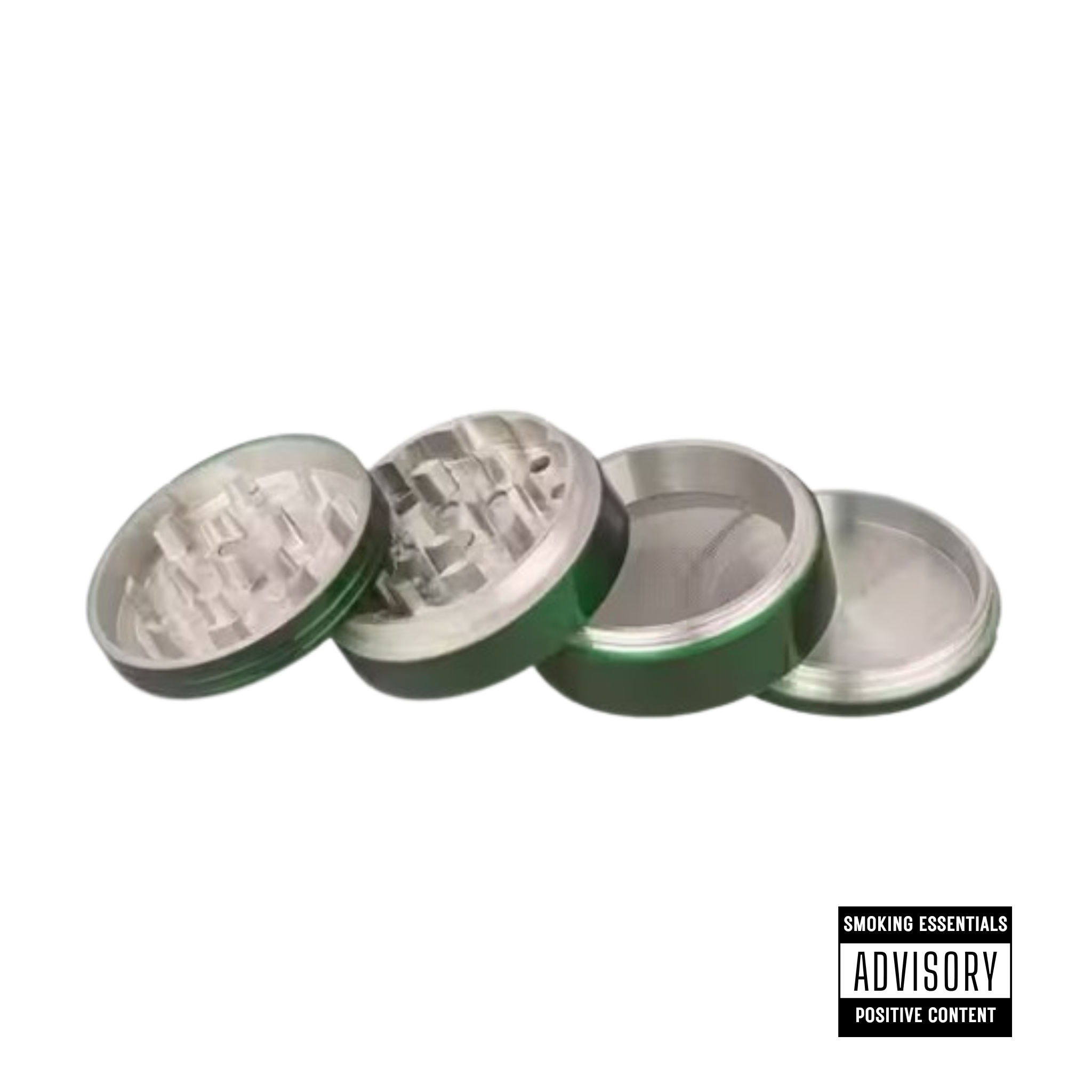 Green Metal Herb Crusher