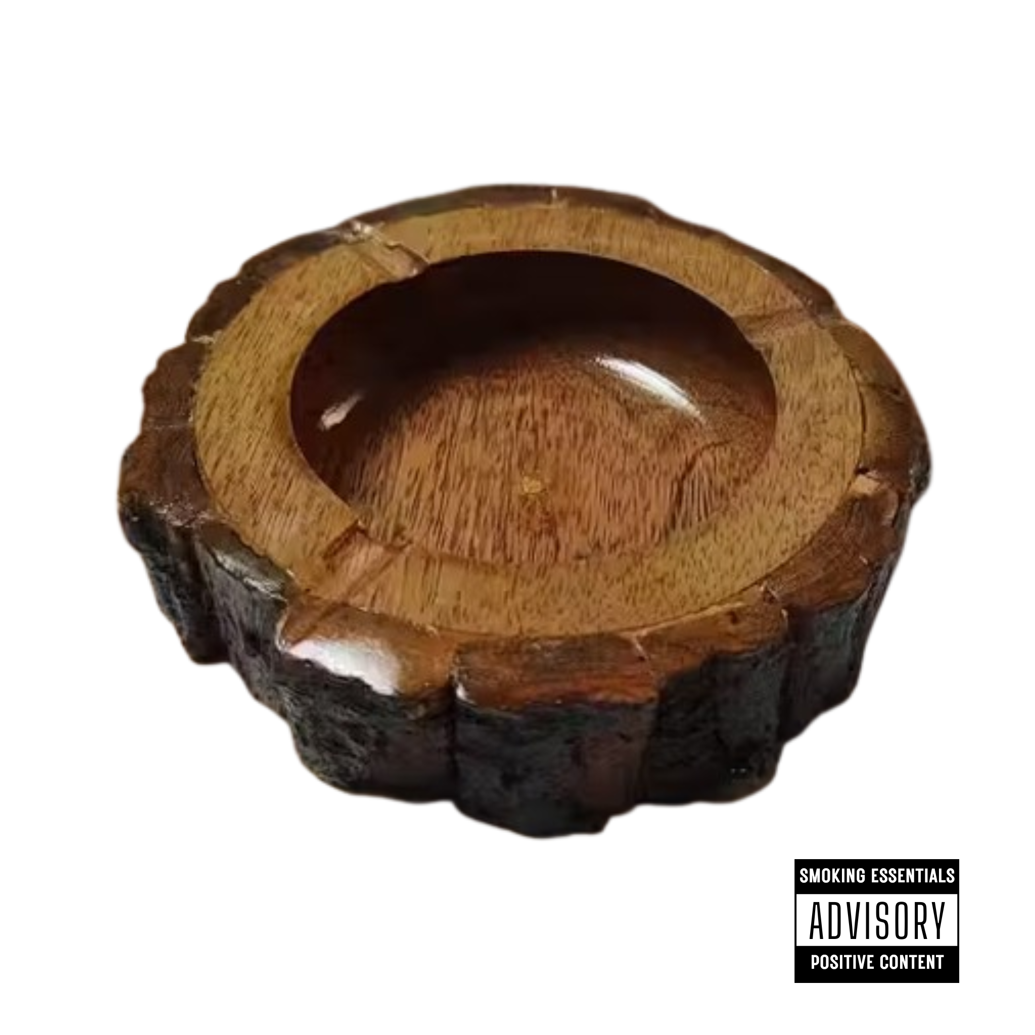 Wooden Tree Bark Ashtray