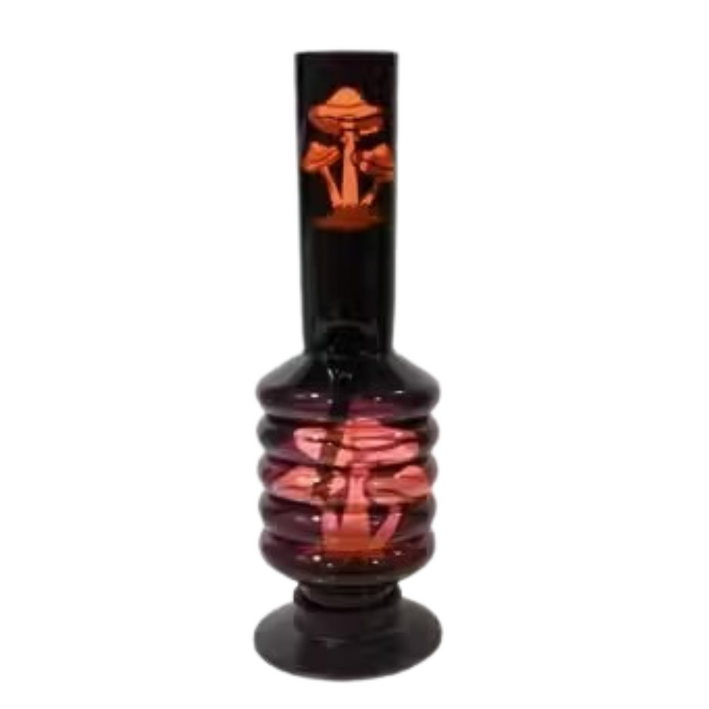 Acrylic Bong 12 Inch Combo – Mushroom Design
