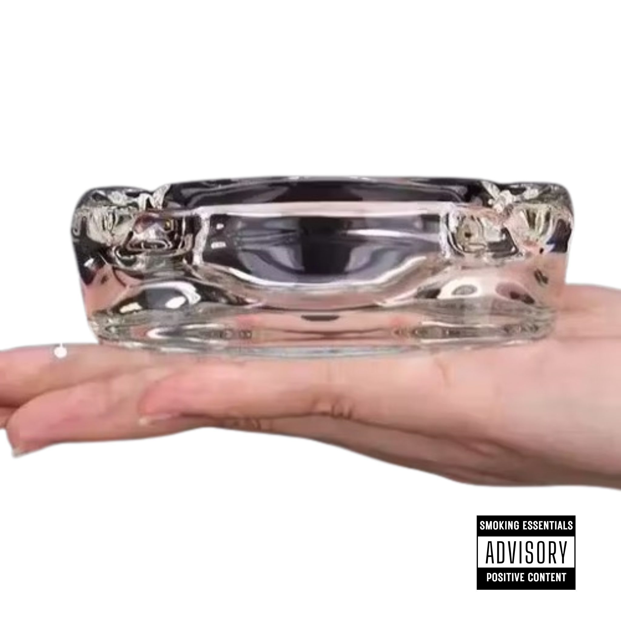 Elegant Glass Ashtray