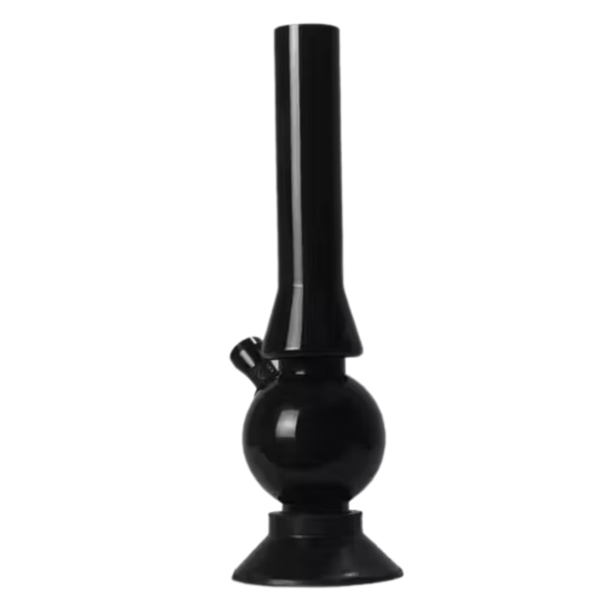 Acrylic Mini Bong – 8 Inch (Black)