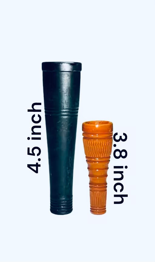 Handmade Clay Chillum Combo
