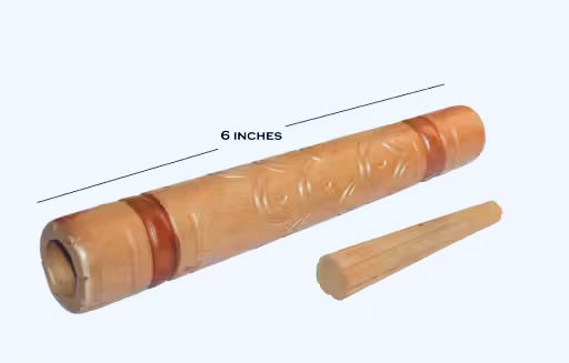 Brown Mouth tip Chillum pipe