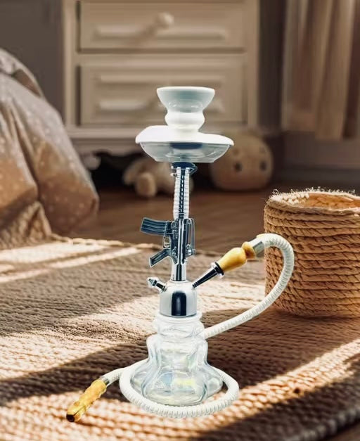 Classic Rifle designed hookah pot