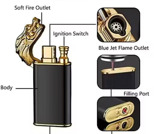 Unique Dual Flame Lighter