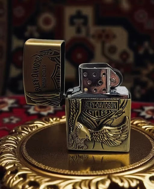 Harley Davidson Silver Lighter