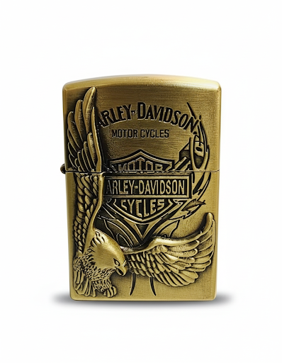Harley Davidson Silver Lighter