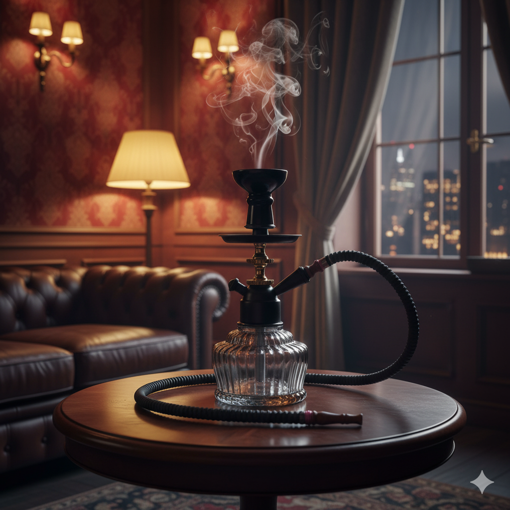 Black Luxury Glass Hookah
