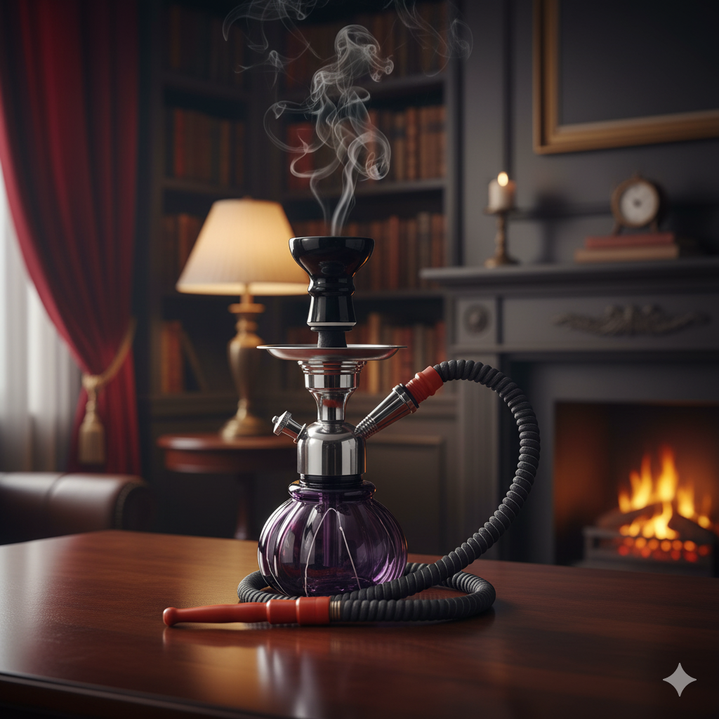 Premium Black Hookah Full set - New Edition