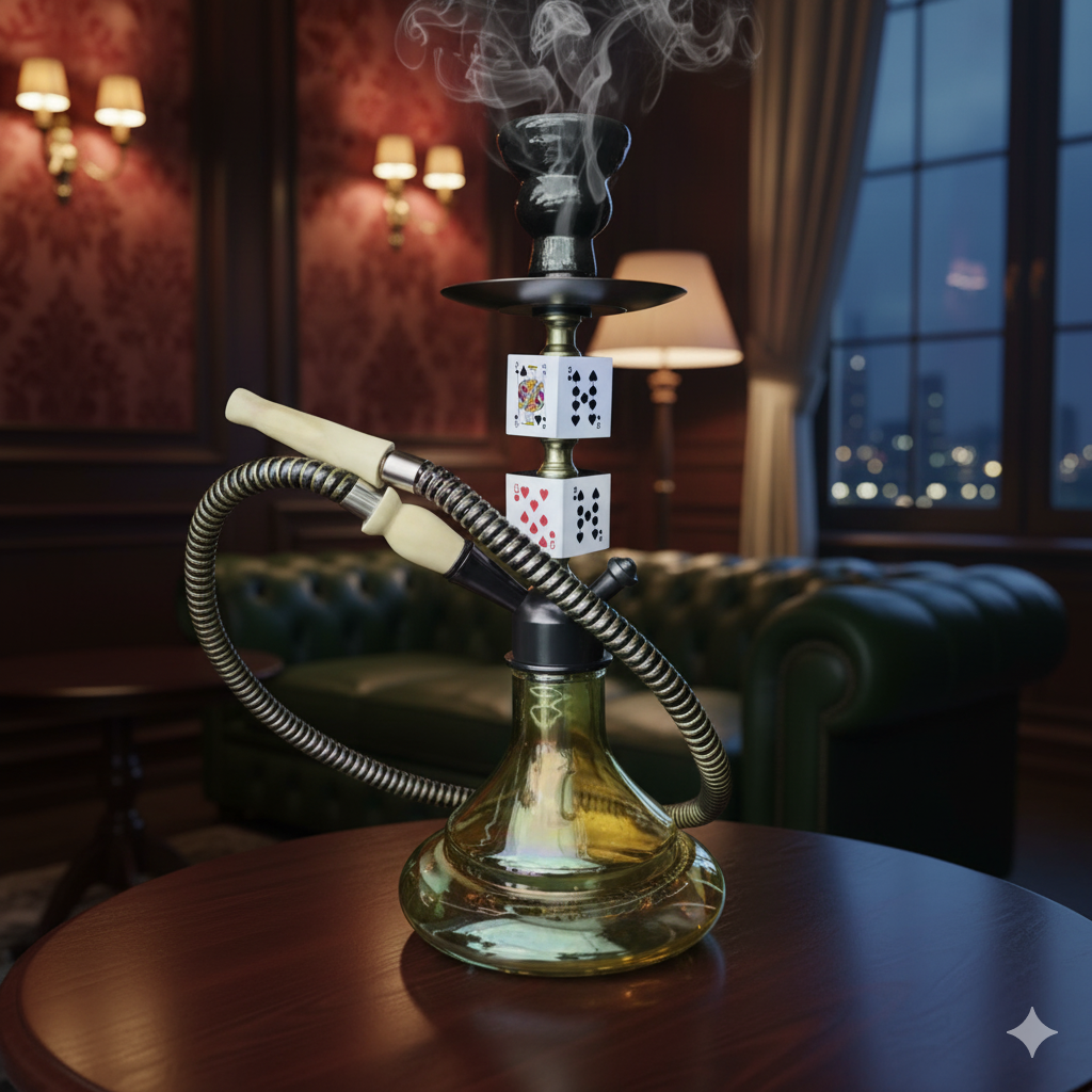 Coco Dice Glass Hookah