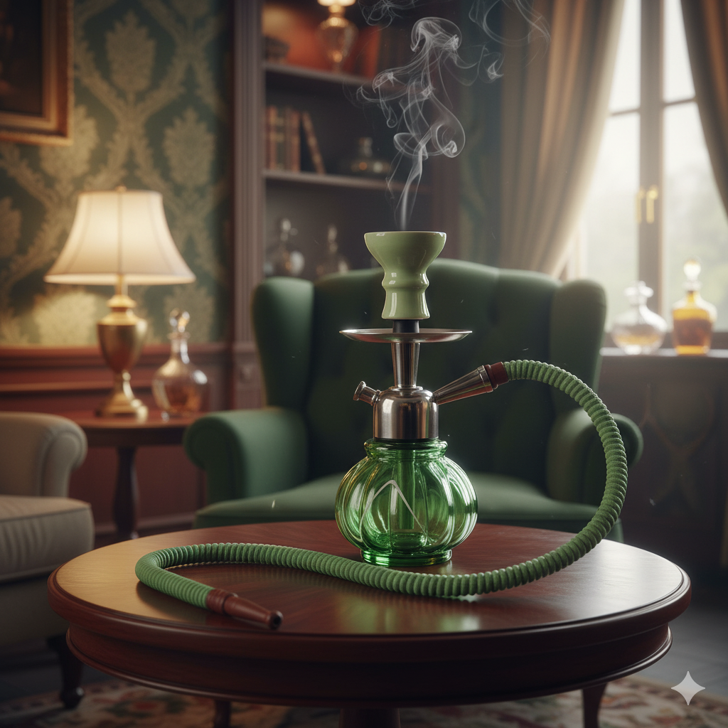 Elite Green Tabletop Hukkah