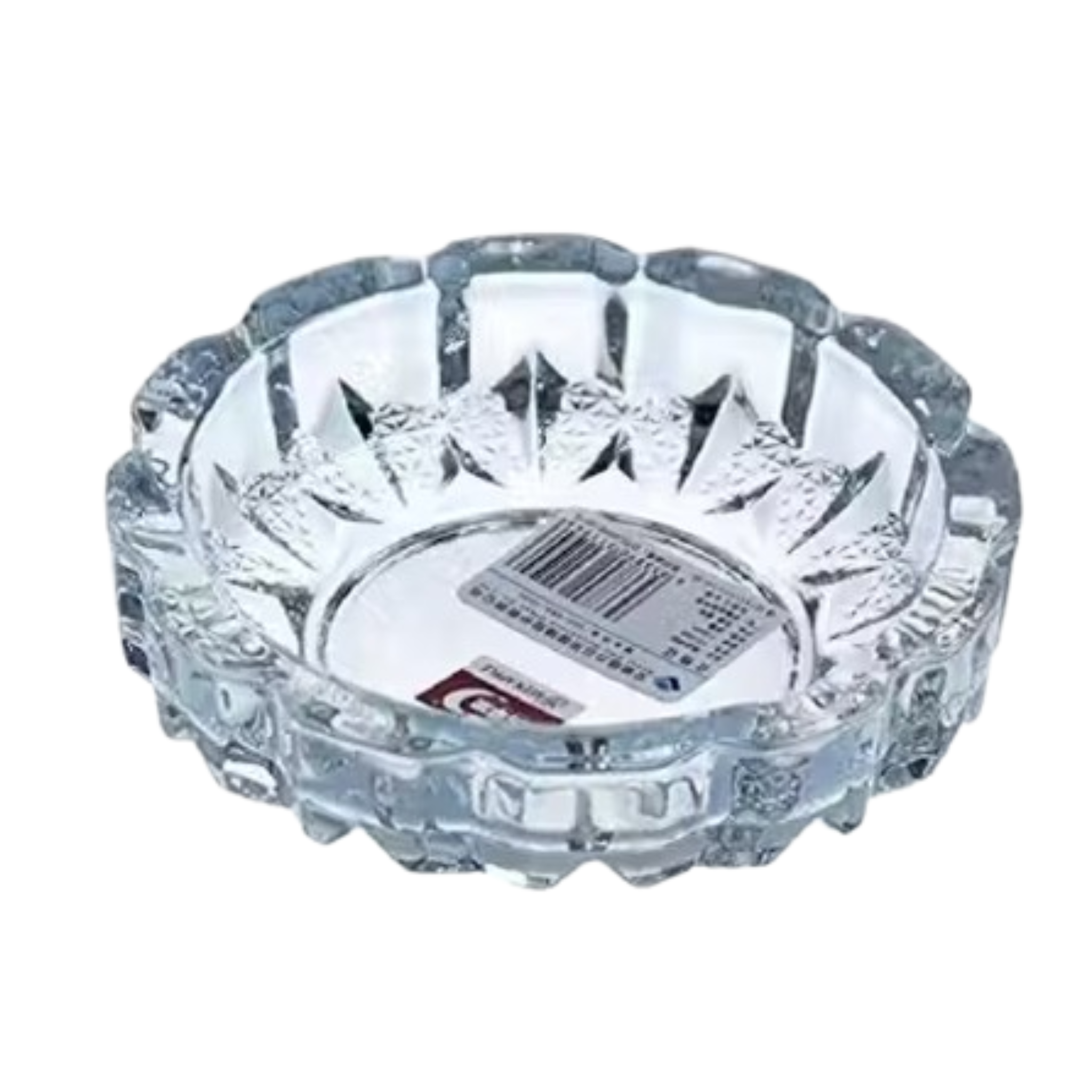 Crystal Clear Glass Ashtray