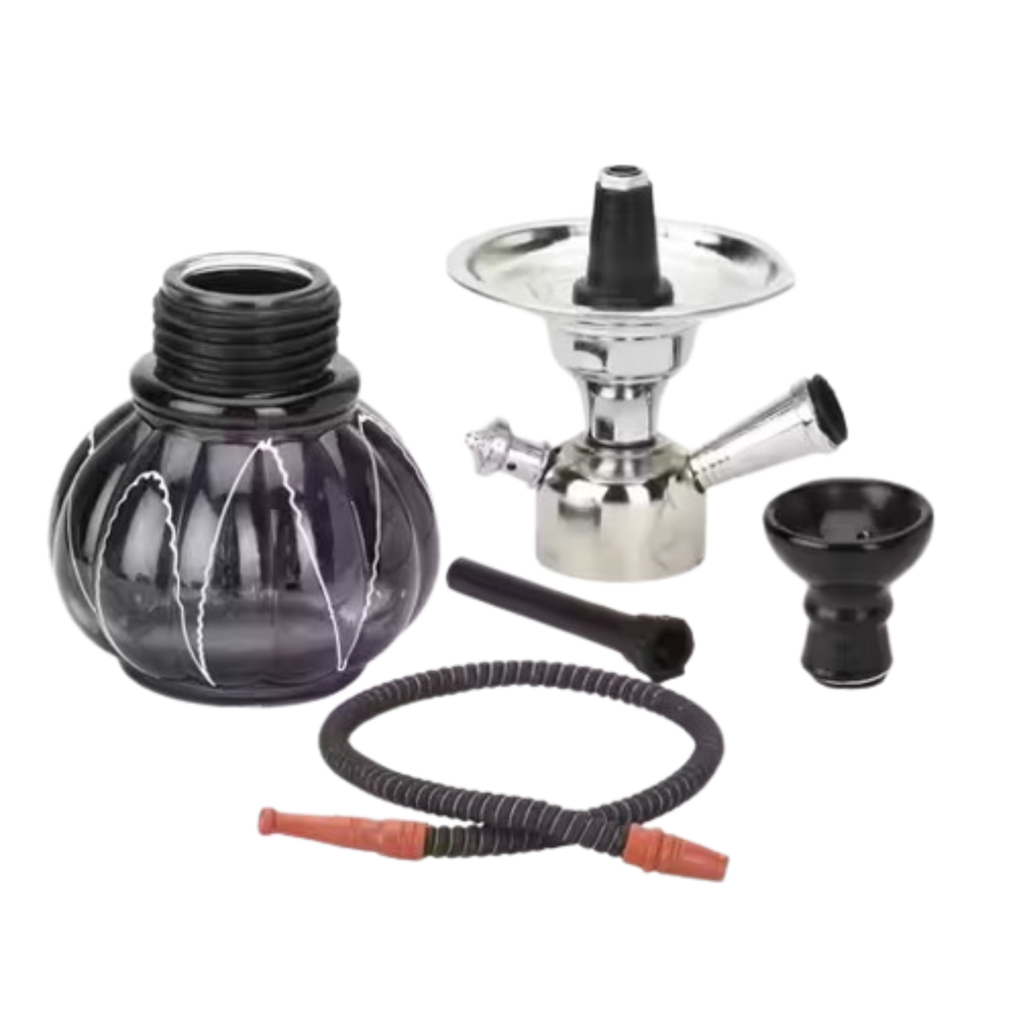 Premium Black Hookah Full set - New Edition