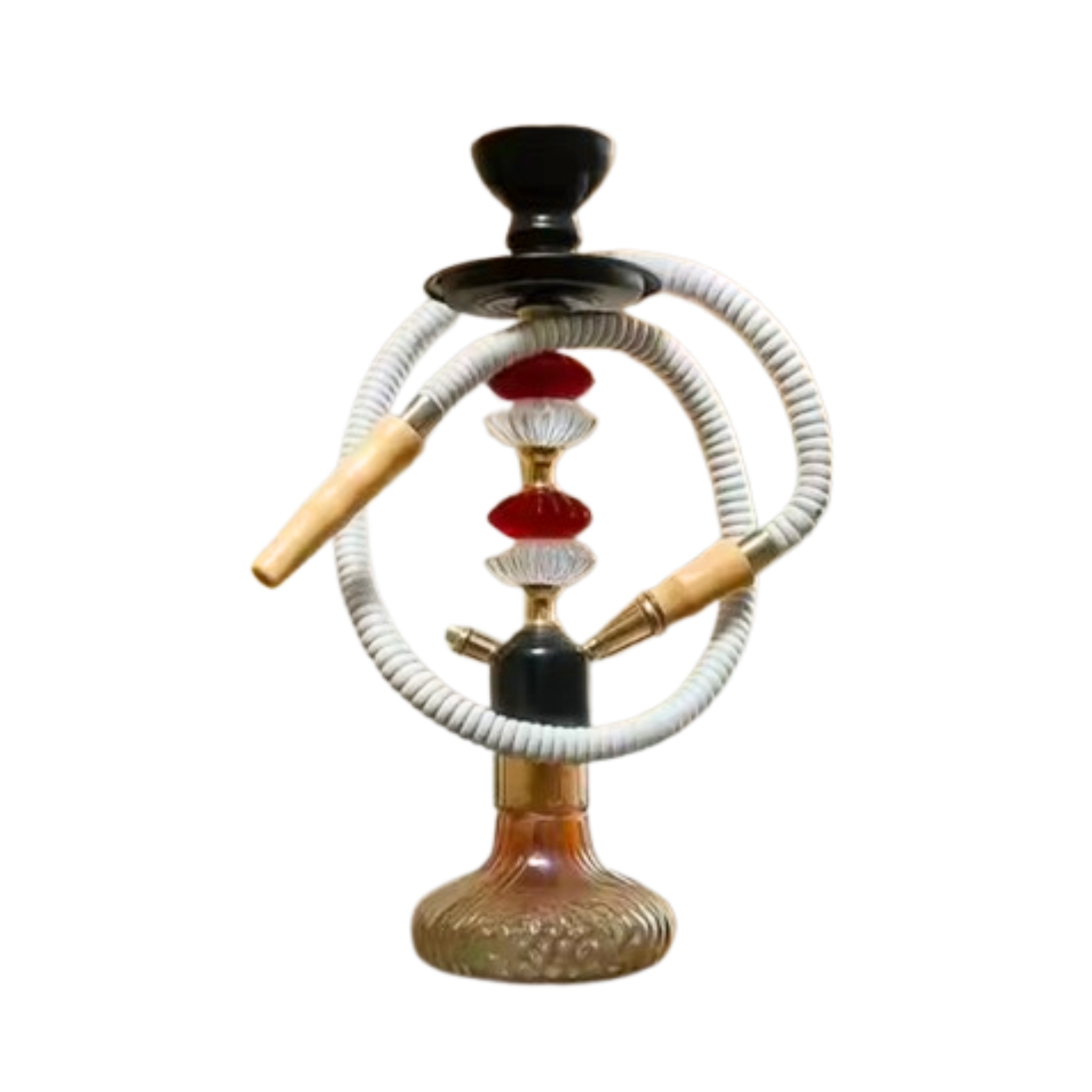 Gold Russian Glass Hookah