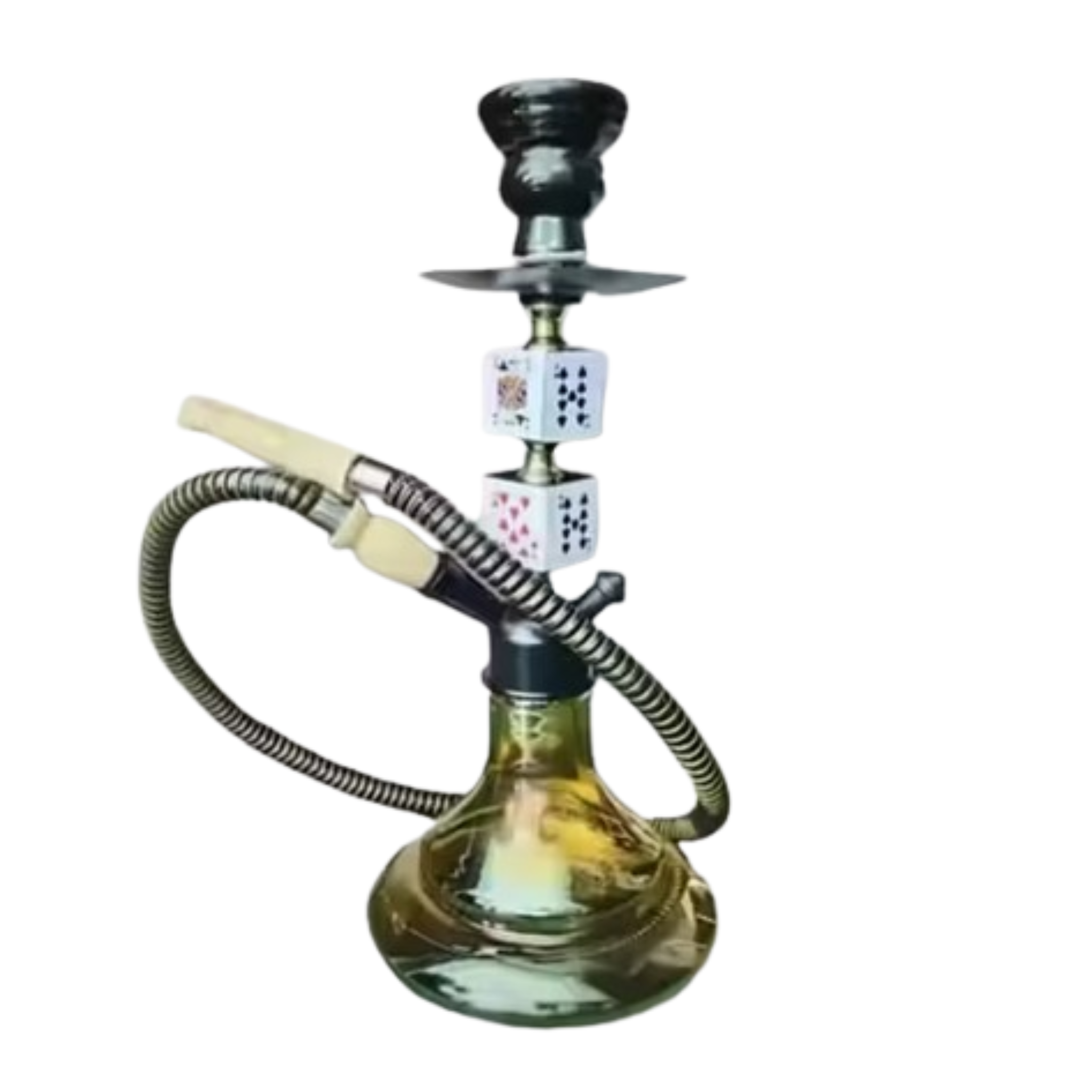 Coco Dice Glass Hookah