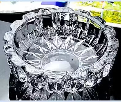 Crystal Clear Glass Ashtray