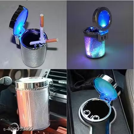 Diamond-Cut Car Ashtray